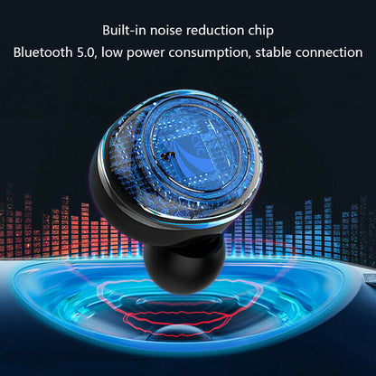 Waterproof Bluetooth 5.0 Wireless - Noise Cancelling TWS