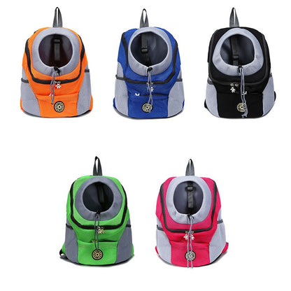 Pet Dog Carrier - Dogs Backpack Out Double Shoulder & Portable