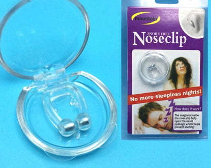 Silicone Magnetic Anti Snore - Nose Clip Sleep Tray Sleeping Aid Apnea Guard Night Devices