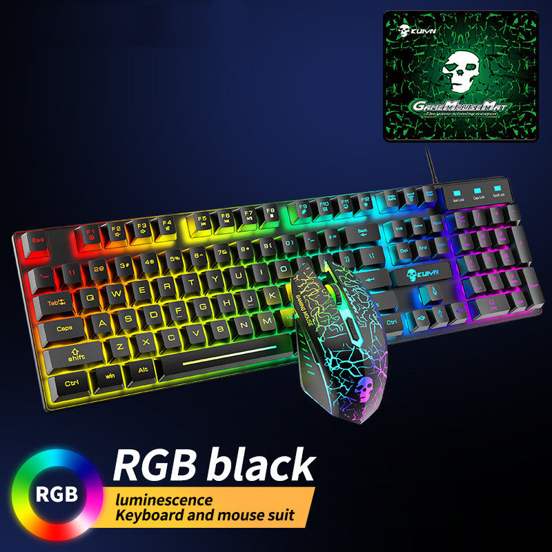 Keyboard And Mouse Set - Kuiying T6RGB Luminous