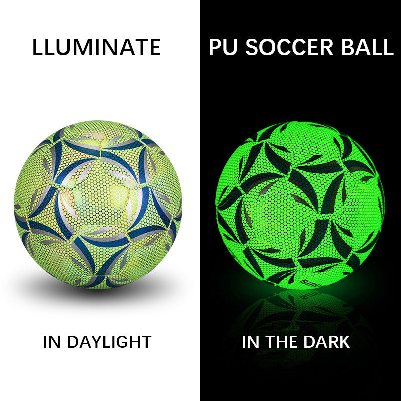 Luminate Soccer Practice Football Glowing Training Ball