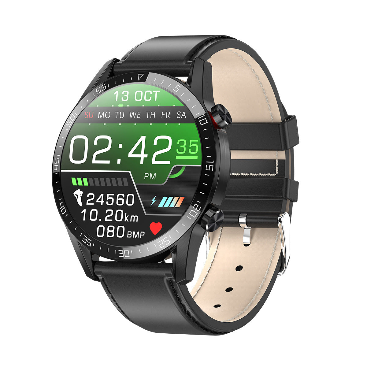 Heart Rate Smart Watch - Remote Control Selfies - Health Monitorings