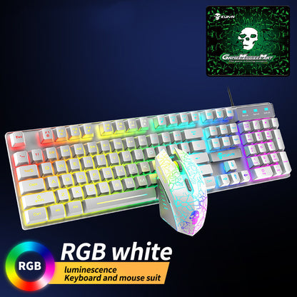 Keyboard And Mouse Set - Kuiying T6RGB Luminous