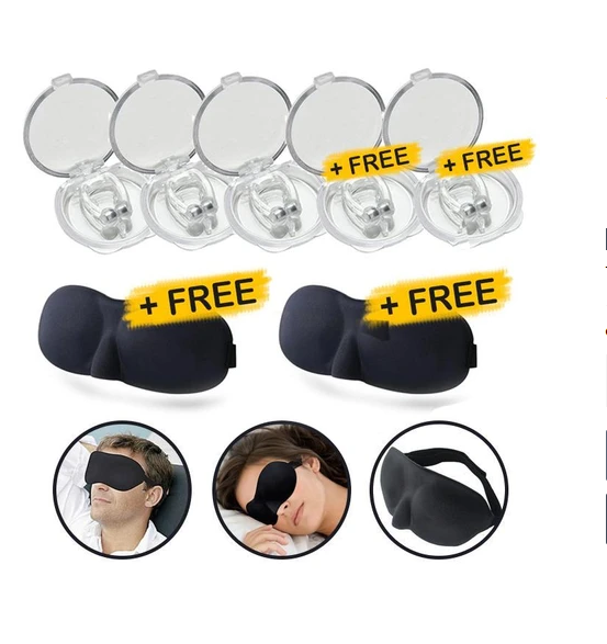 Silicone Magnetic Anti Snore - Nose Clip Sleep Tray Sleeping Aid Apnea Guard Night Devices