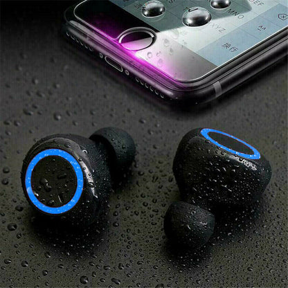 Waterproof Bluetooth 5.0 Wireless - Noise Cancelling TWS