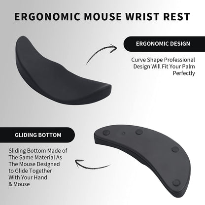 Ergonomic Mouse Wrist Rest Mouse Pads Silicon Gel Non-Slip