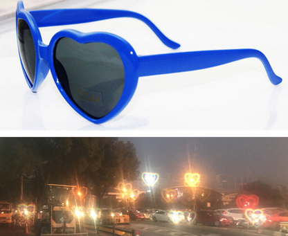 Sunglasses -  Night Lights Change - Love Special Effects Glasses