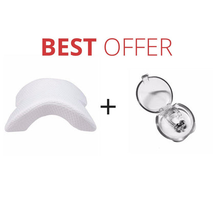 Silicone Magnetic Anti Snore - Nose Clip Sleep Tray Sleeping Aid Apnea Guard Night Devices