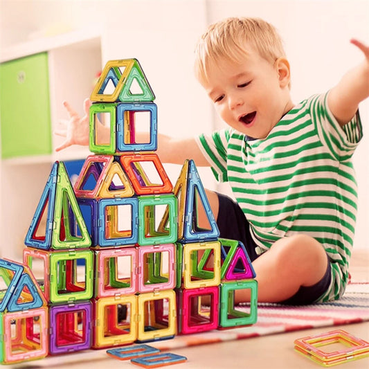 Magnetic Building Blocks - DIY Magnets Toys For Kids - Designer Construction