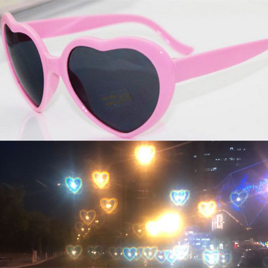 Sunglasses -  Night Lights Change - Love Special Effects Glasses