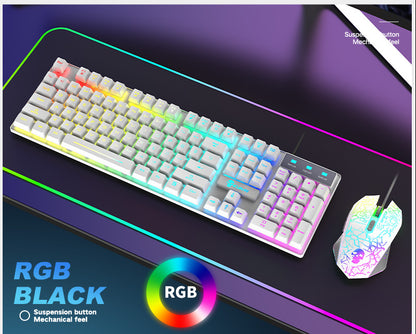 Keyboard And Mouse Set - Kuiying T6RGB Luminous