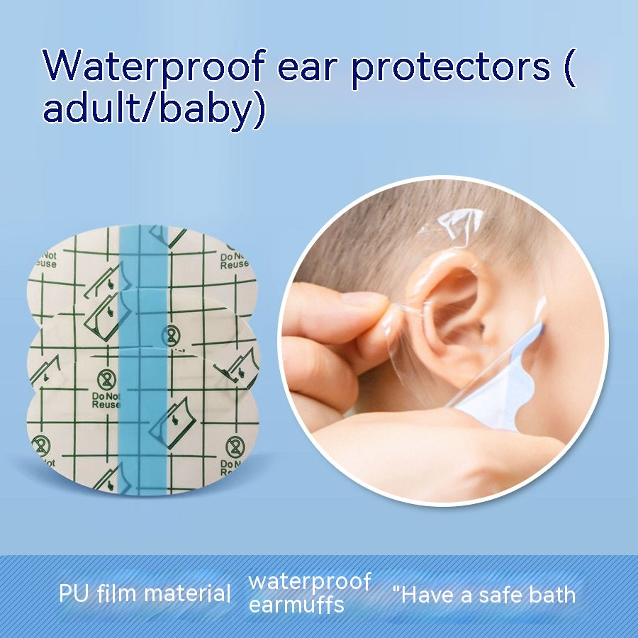 Baby Ear Protection - Film Waterproof Ear Patch Baby Children Bath