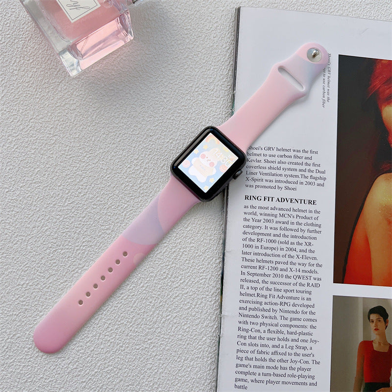 Smart Watch Colorful Silicone Strap