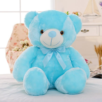 Creative Light Up LED Teddy Bear Stuffed Animals Plush Toy Colorful Glowing