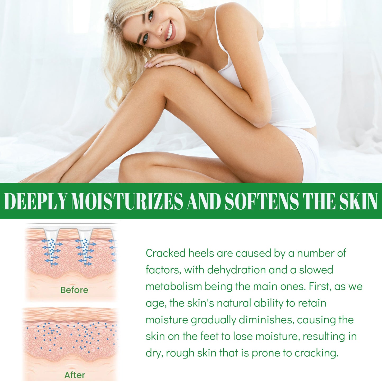 Deep Cleansing Foot Heel Moisturizing Cream