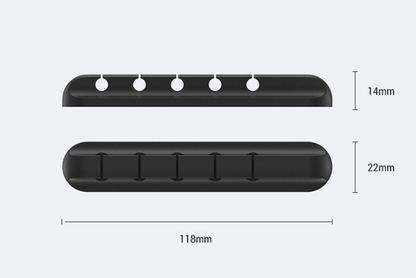 Silicone - Management storage cable clamp