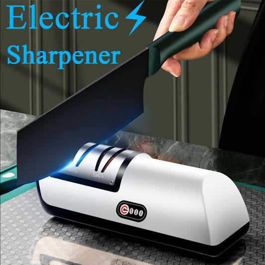 USB Rechargeable Electric Knife Sharpener Automatic Adjustable