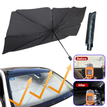 Car Windshield Foldable - Sun Shade Umbrella UV Protection Heat Insulation Parasol