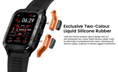 Smart Watch Waterproof - Full Silicone -Heavy Duty