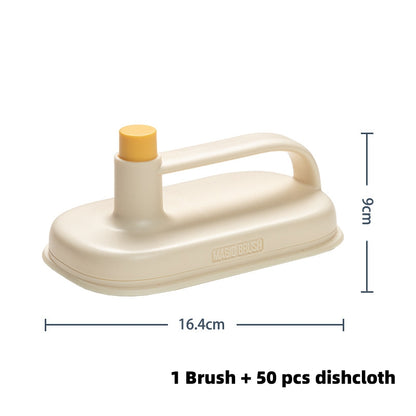 Magic Brush Glass Wall Cleaning Bath - Brush Handle - Cleaning Rag Ceramic Window Slot Clean - Brush Kitchen Gadgets