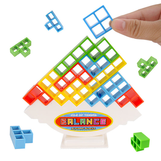 Balance Building Blocks Puzzle Assembling Block Stacking Board Game