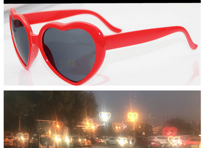 Sunglasses -  Night Lights Change - Love Special Effects Glasses