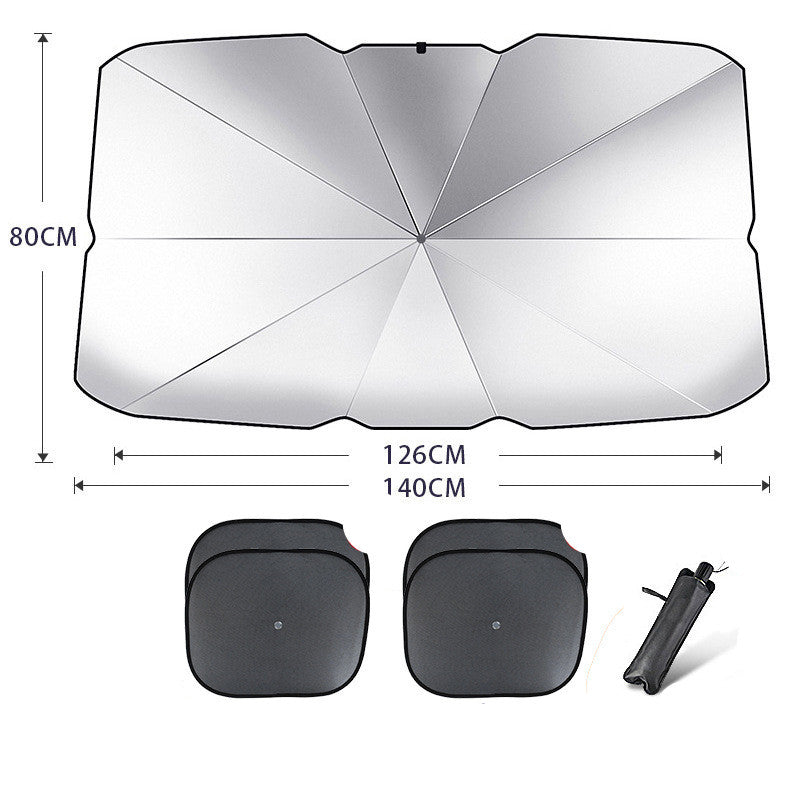 Car Windshield Foldable - Sun Shade Umbrella UV Protection Heat Insulation Parasol