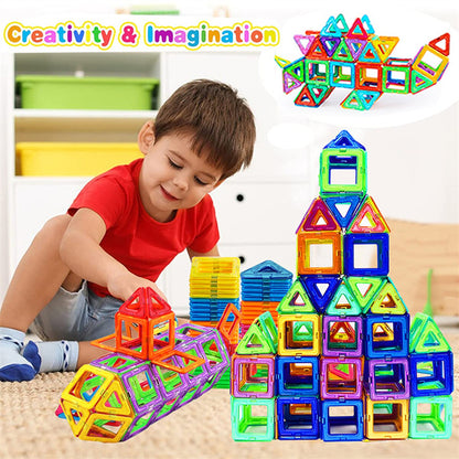 Magnetic Building Blocks - DIY Magnets Toys For Kids - Designer Construction