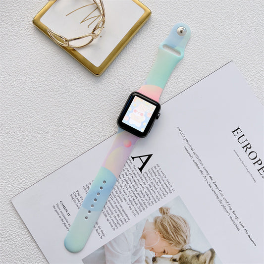 Smart Watch Colorful Silicone Strap